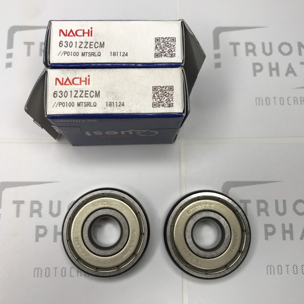 Bạc đạn sau Winner, Sonic 6301 chính hãng Nachi- Xuất xứ Nhật Bản