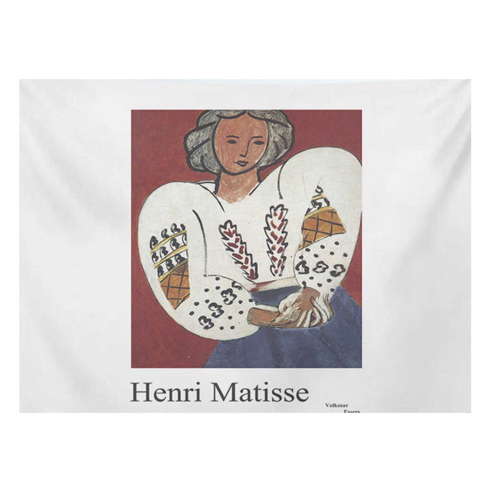 Thảm Treo Tường Trang Trí In Hình Nhân Vật Trừu Tượng