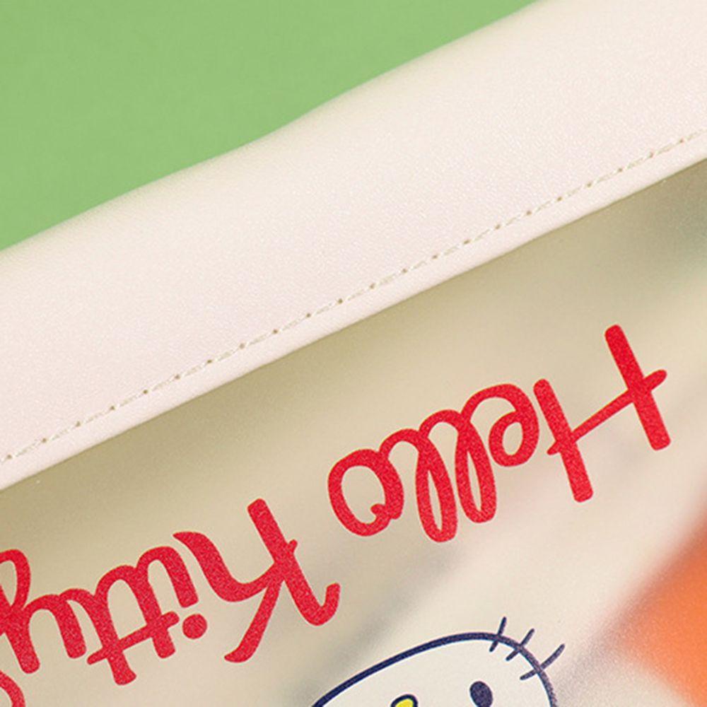 OCEANMAP Hellokitty Túi Đựng Mỹ Phẩm / Đồ Trang Điểm Họa Tiết Dâu Tây Đơn Giản Thời Trang Cho Nữ