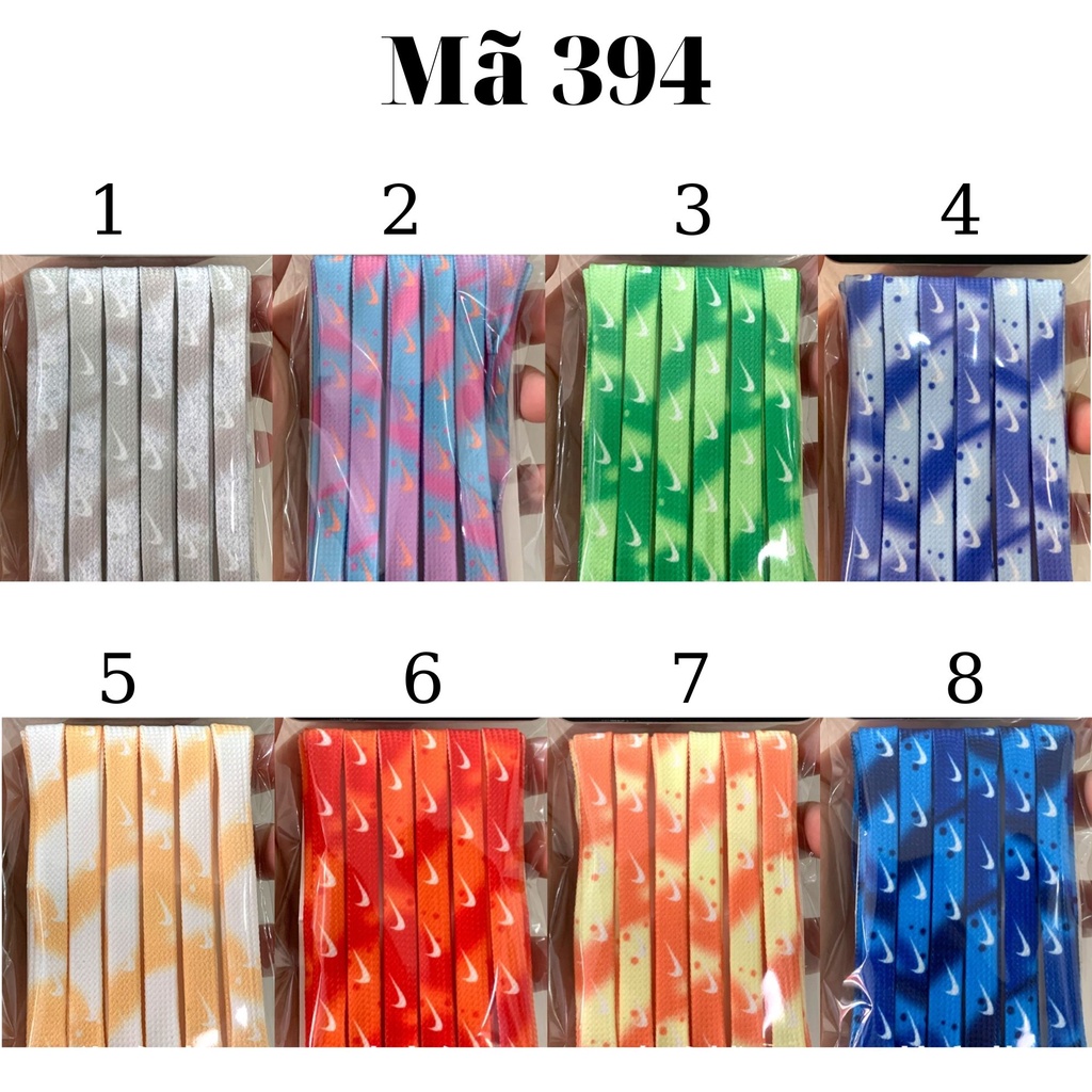 Dây Giày 120cm 160cm Custom AJ1 Jordan Bản Dẹt Cá Tính Độc Lạ - HAMYN