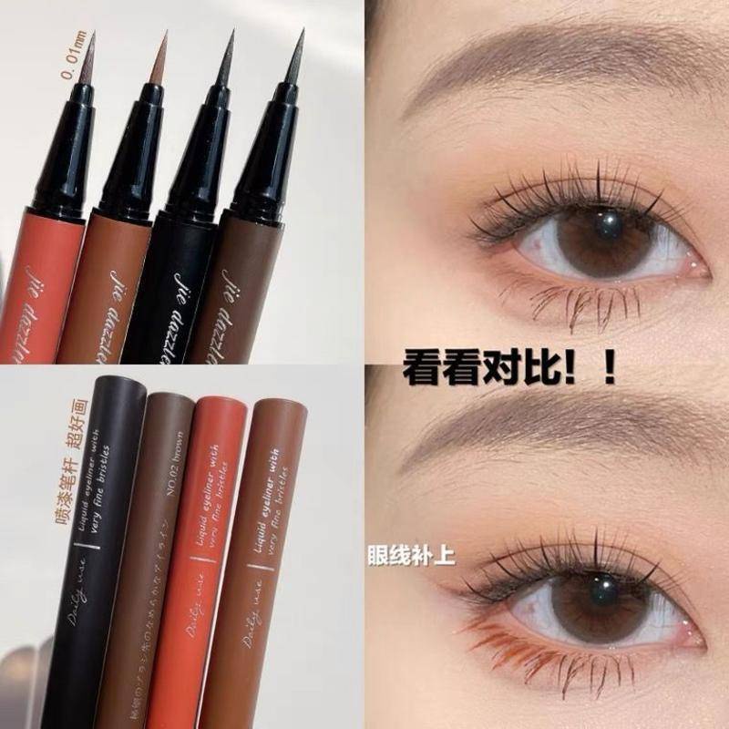 Bút Kẻ Mắt Dạng Lỏng Chống Thấm Nước Lâu Trôi Với 4 Màu Lựa Chọn