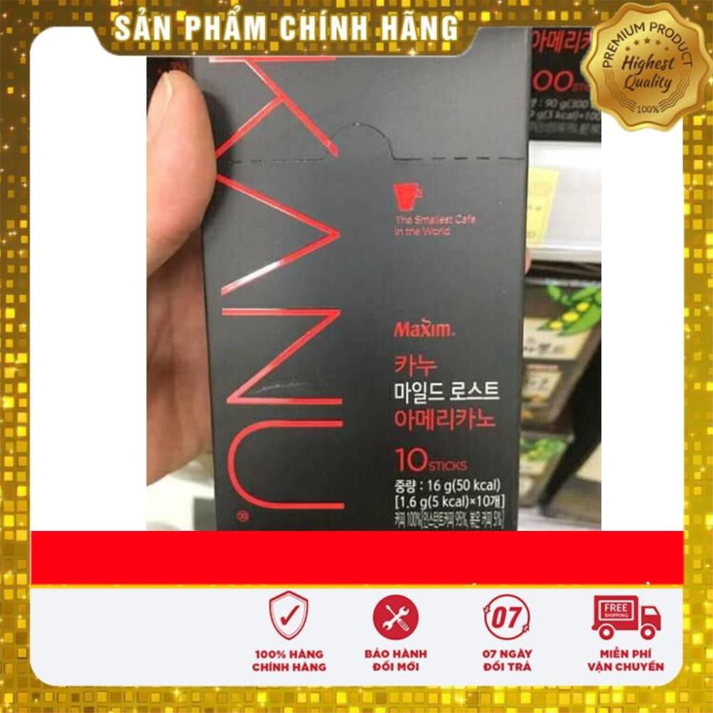 💥 ⚡ SẢN PHẨM CHÍNH HÃNG   CÀ PHÊ HÒA TAN MILD ROAST AMERICANO KANU MAXIM HÀN QUỐC HỘP 16G | BigBuy360 - bigbuy360.vn