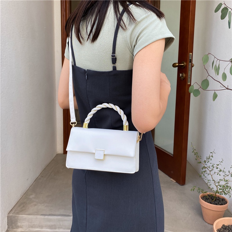Túi đeo chéo dáng vuông nhỏ thời trang mùa hè phong cách Hàn Quốc dành cho nữ 2021