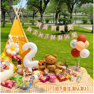 set trang trí sinh nhật cho bé