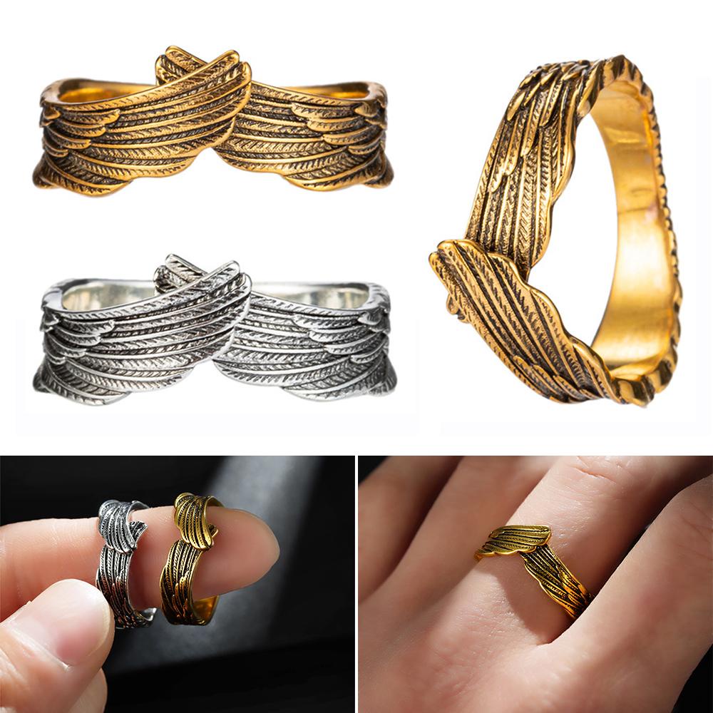 Nhẫn Hở Hình Cánh Thiên Thần Có Thể Điều Chỉnh Kích Cỡ