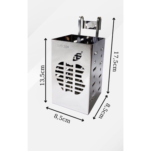 Giỏ đũa 1 ngăn inox 304
