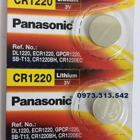 2 viên pin CR2032 / CR2025 / CR1632 / CR1220 / CR2016 / CR1620 / CR1616 Panasonic