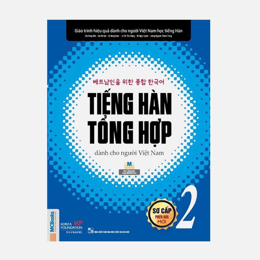Sách - Tiếng Hàn Tổng Hợp Dành Cho Người Việt Nam Trình Độ Sơ Cấp Tập 2 - Bản Đen Trắng