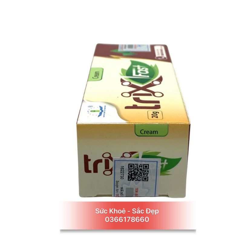 GIẤP CÁ KEM BÔI TRĨ CREAM TRIX FAST - GIẤP CÁ EXTRA - Túp 20g