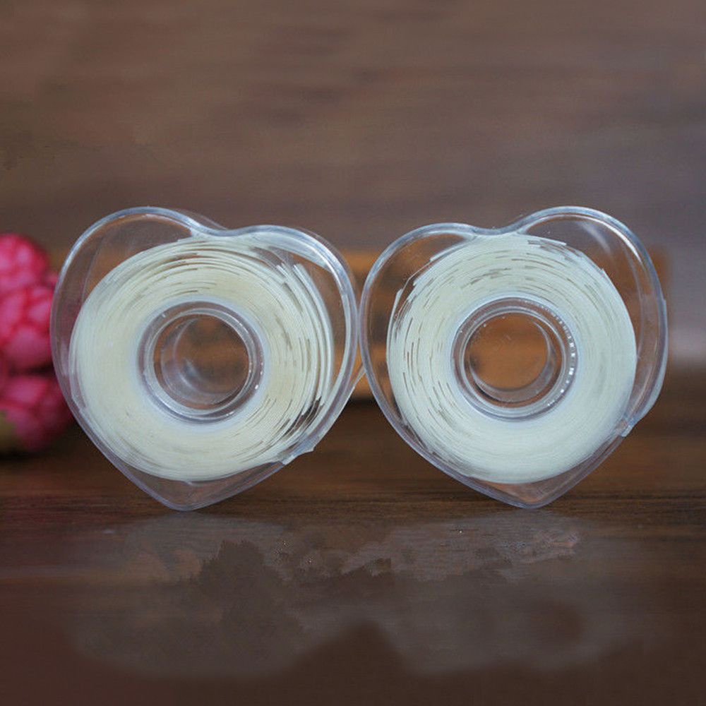 Bộ 220 cặp miếng dán kích mí thiết kế hai mặt bằng sợi tự nhiên dáng mỏng thoáng khí vô hình