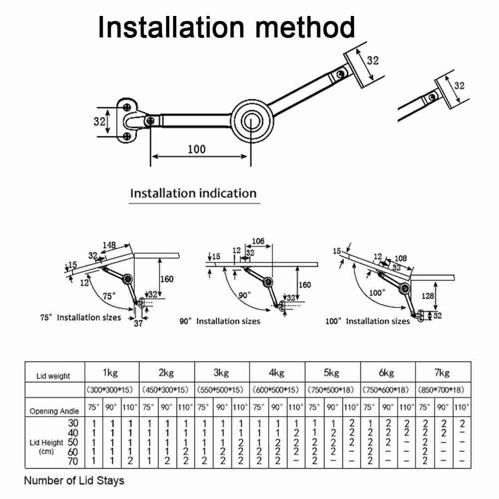 CONOPERY Bản Lề Thủy Lực Chống Rơi Có Thể Điều Chỉnh Tiện Dụng