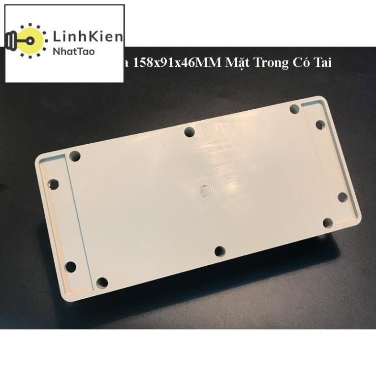 [Sale] Hộp Nhựa 158x91x46MM Mặt Trong Có Tai