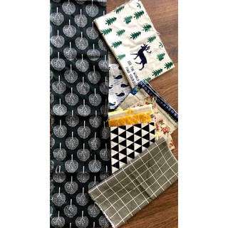 Vải bố vải vụn làm đồ handmade