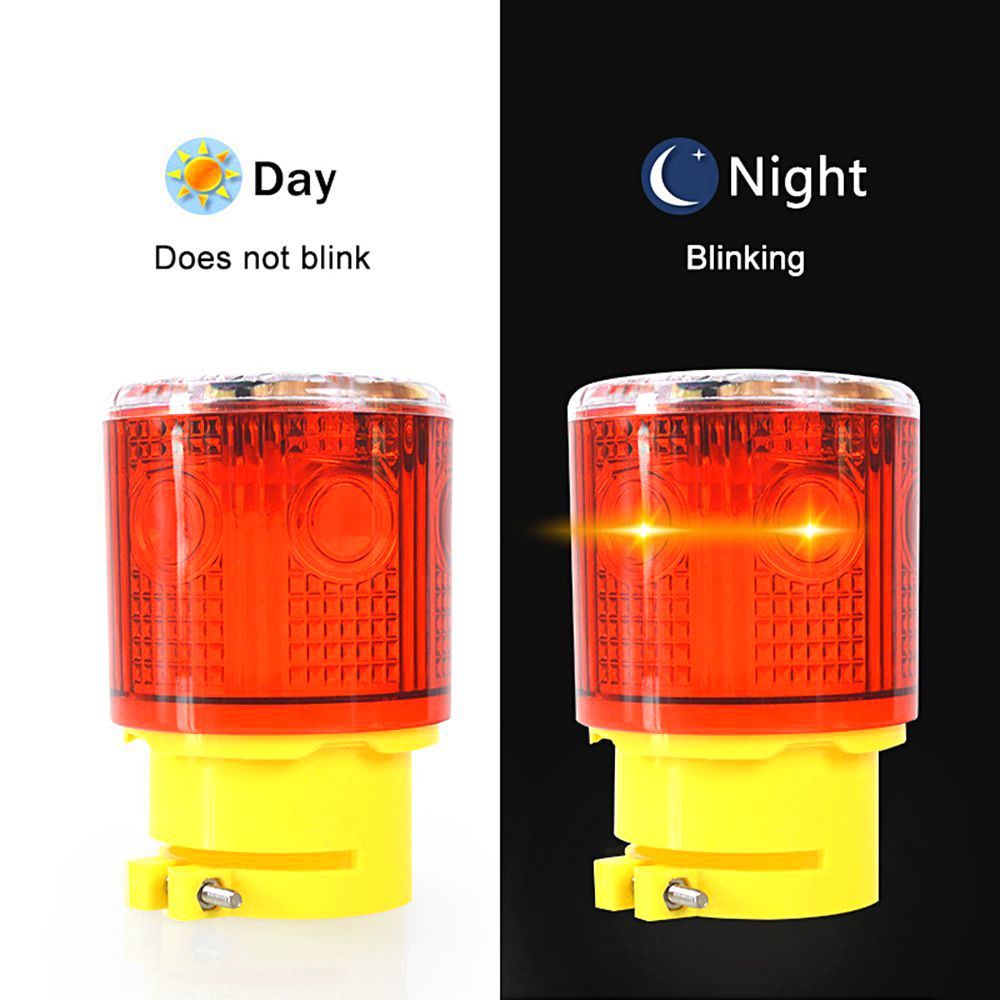 Đèn LED cảnh báo hiệu giao thông sử dụng năng lượng mặt trời xoay được