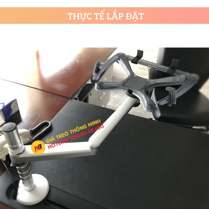Giá Treo Đỡ Laptop 10 - 15 Inch / Máy Tính Bảng 9 - 10 Inch / Hợp Kim Nhôm Cao Cấp Model: OA 1S