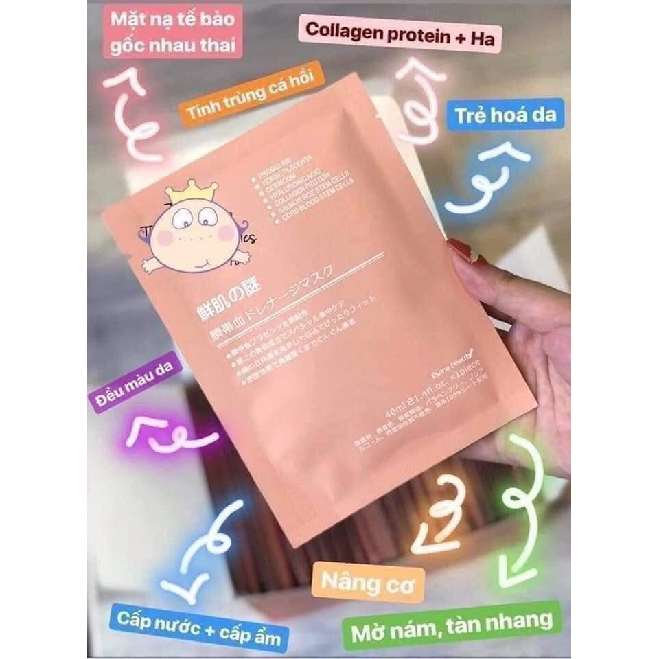 Mặt Nạ Nhau Thai Cuống Rốn Nhật Bản Rwine Beauty Stem Cell Placenta | Thế Giới Skin Care