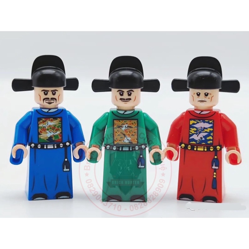 Koruit KT1094 minifigures Ming Dynasty Emperor mô hình lắp ráp nhân vật Hoàng Đế - quan lại -  lính Cẩm Y Vệ triều Minh