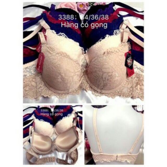 (3388)áo lót ren siêu đẩy ngực Thái lan