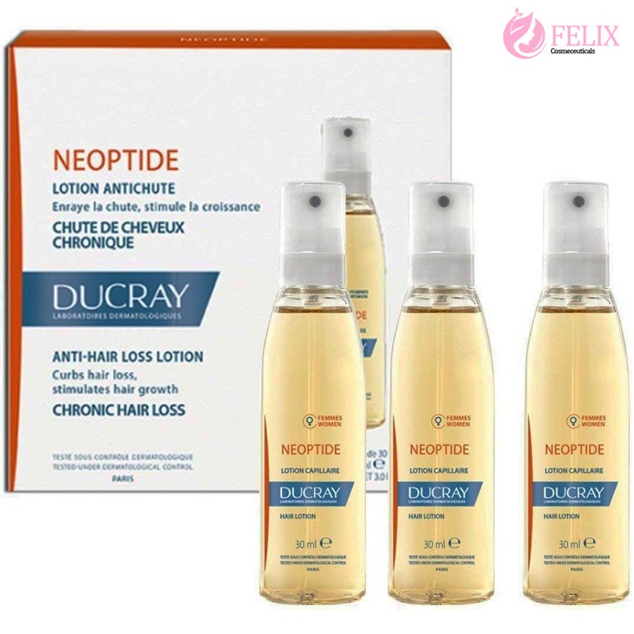 Dung dịch xịt giảm tóc gãy rụng Ducray Neoptide Lotion chai lẻ 30ml (Nhập khẩu)