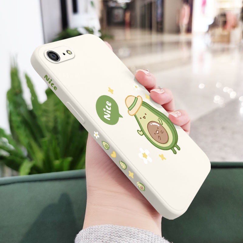 Ốp Điện Thoại Silicon Họa Tiết Đu Đủ Dành Cho IPhone 8 7 Plus SE 2020 6 6S Plus