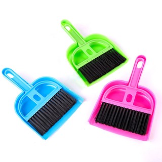 Bộ chổi & đồ hốt rác bằng nhựa mini đa năng