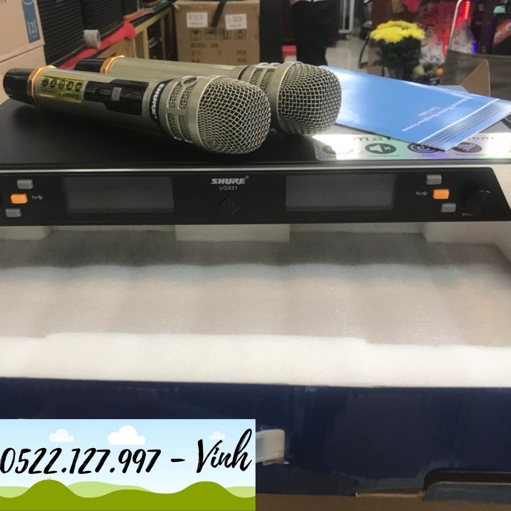 Micro không dây SHURE UGX-21 Chính hãng  - Gia Khang Shop