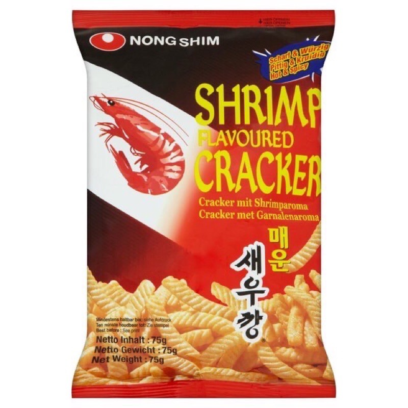 BÁNH SNACK TÔM / HONEY NONGSHIM 75g