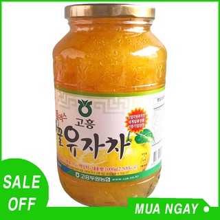 [MẬT ONG HÀN QUỐC] Mật Ong Chanh Đào Hàn Quốc Chính Hãng - Hũ 1Kg.