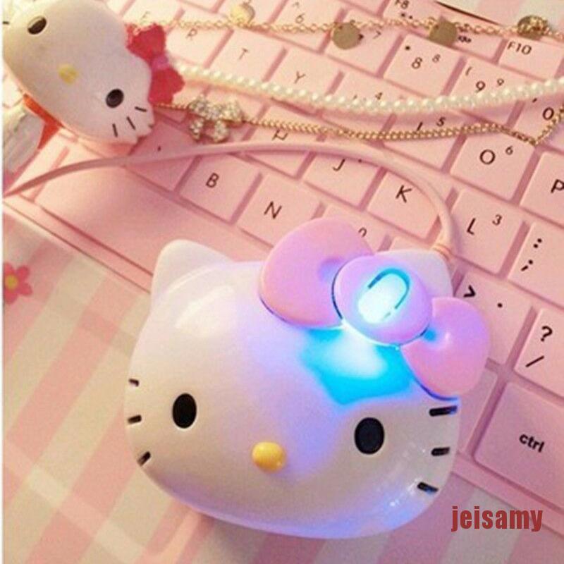 Chuột Quang Chơi Game Có Dây Hình Hello Kitty 3d Usb 2.0 Pro