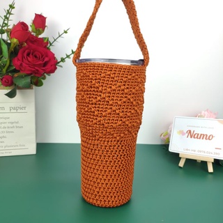 Túi đựng bình giữ nhiệt 900ml,handmade