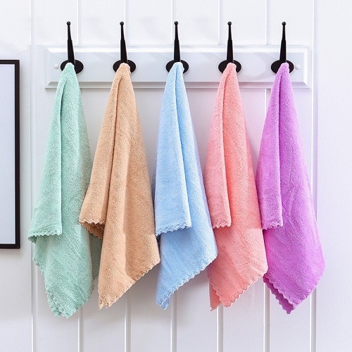 [Khăn mặt đa màu] Set 2 Khăn Mặt Lông Cừu Xuất Hàn Siêu Mềm Mịn