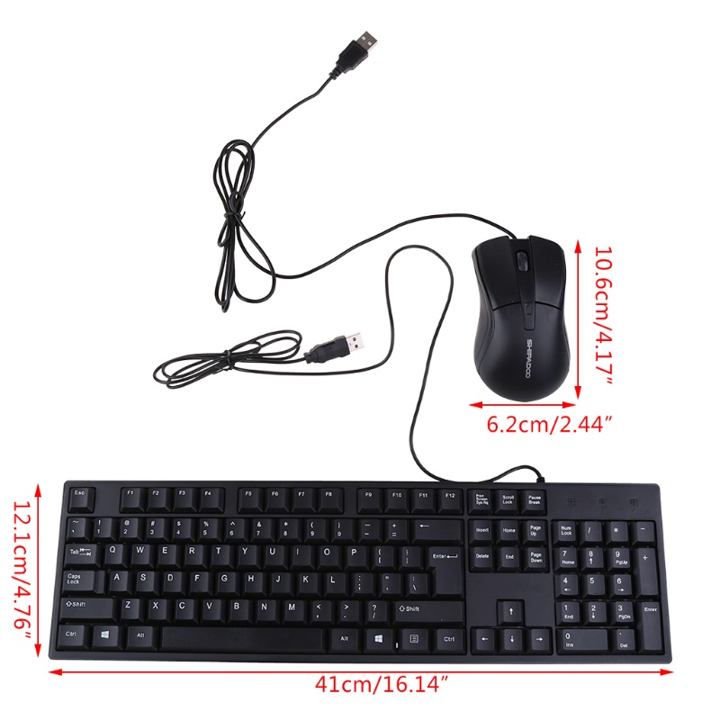 Combo Bàn Phím + Chuột Chơi Game Có Dây Bản Dẹt Mỏng Nhẹ Phong Cách btsg Tiện Dụng Cho Văn Phòng