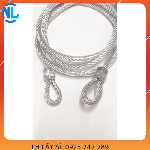 Dây cáp khóa xe chống cắt 10li  độ dài từ 7m - 30m - capthepgiasi - THÁI BÌNH VINA