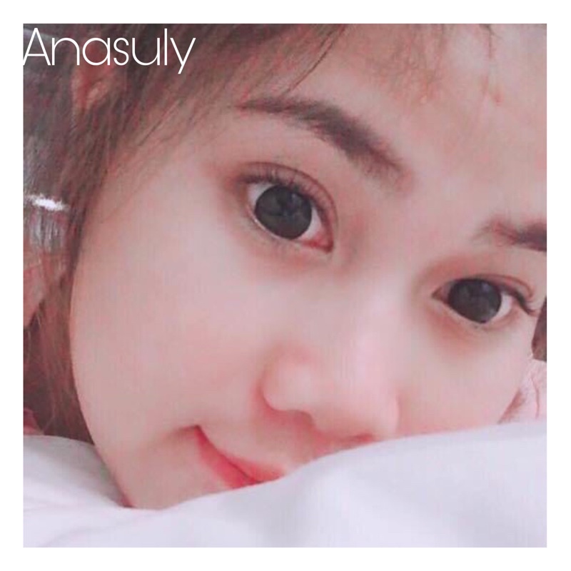 Lens đen giãn tròng mắt xinh búp bê