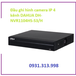 Đầu ghi hình camera ip 4 kênh dahua dh-nvr1104hs-s3/h