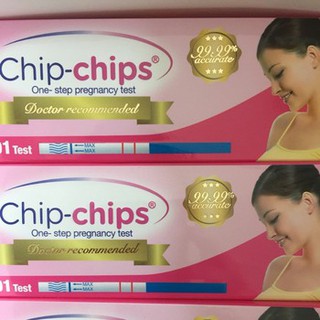Combo 2 Que Thử Thai Chip Chip -Phát Hiện Thai Sớm