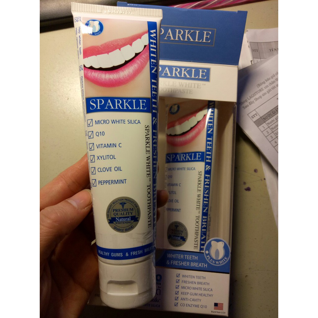 Kem đánh răng SPARKLE WHITE TOOTHPASTE Thái Lan