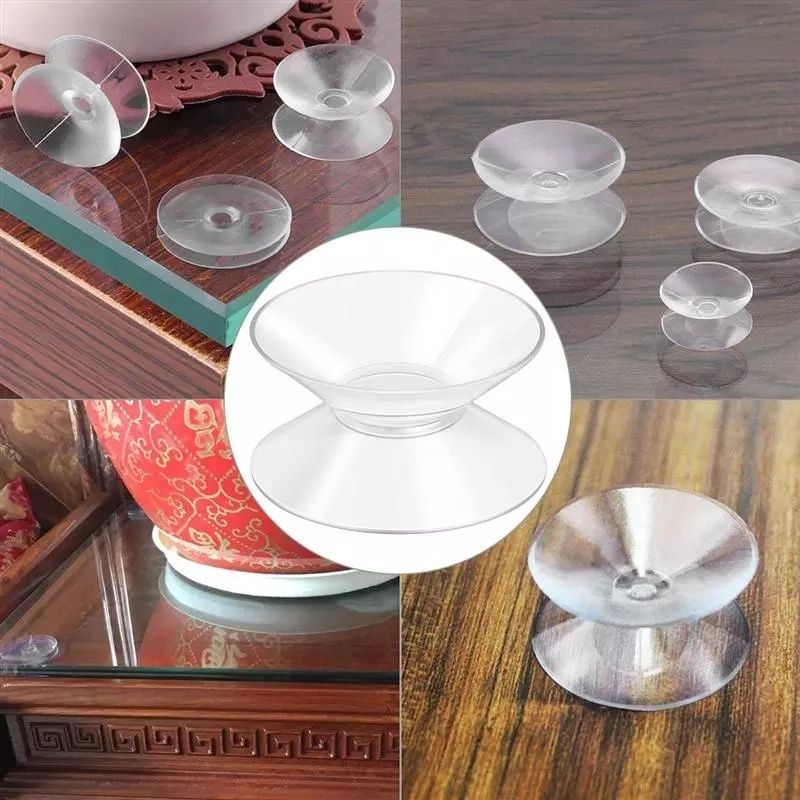 Cốc hút kính 2 mặt trong suốt chống trượt