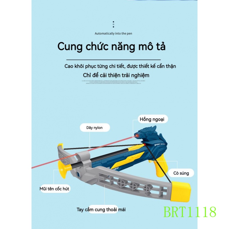 Children's bow and arrow toy set traditional shooting infrared bow and arrow crossbow parent-child interaction quality assurance RV8H