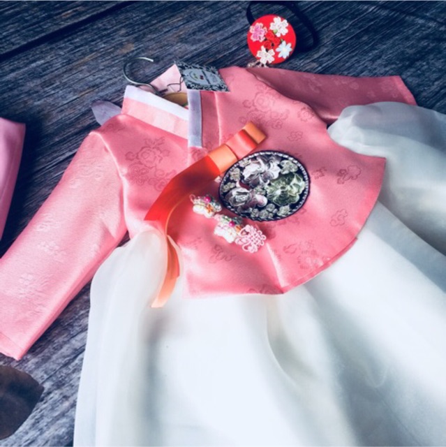 Hanbok cho bé kèm bờm