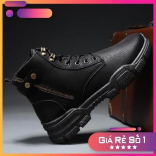 [Sale 3/3] Giày Boot Nam Cổ Cao Khóa Đen GN282 Sale 11 -op1 " _ ? | BigBuy360 - bigbuy360.vn
