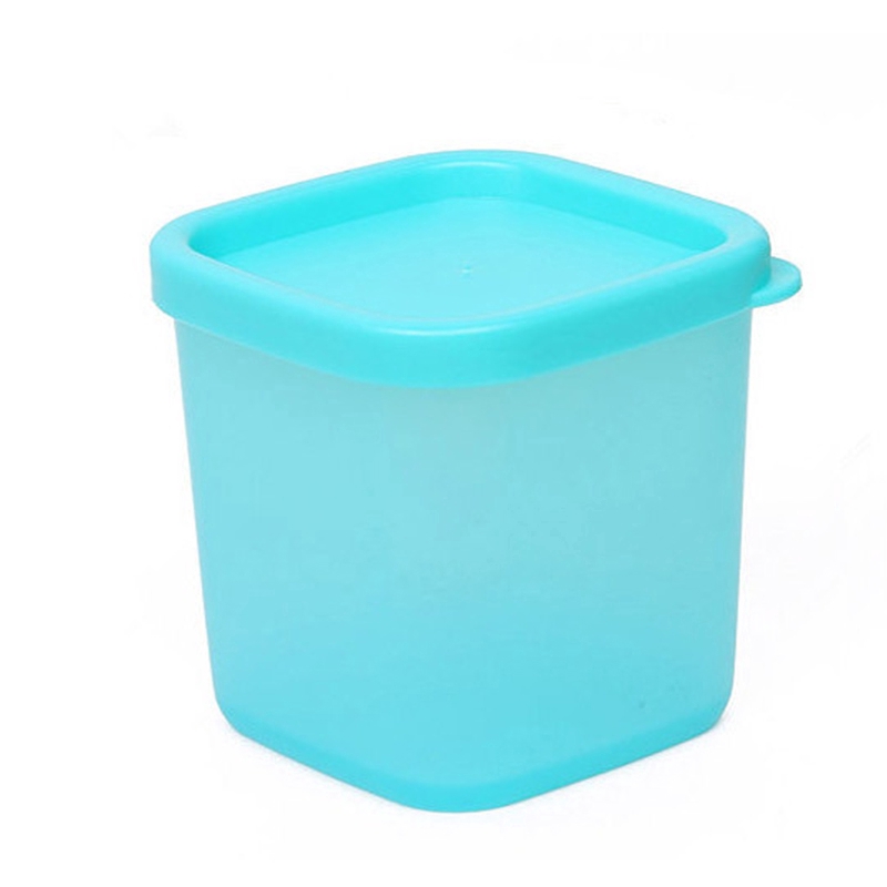 【Ready Stock】 New Kitchen Plastic MINI Storage Box Lids Spice Sauce Seasoning Box Condiments Pepper Food Storage Container 3 Color 【Doom】