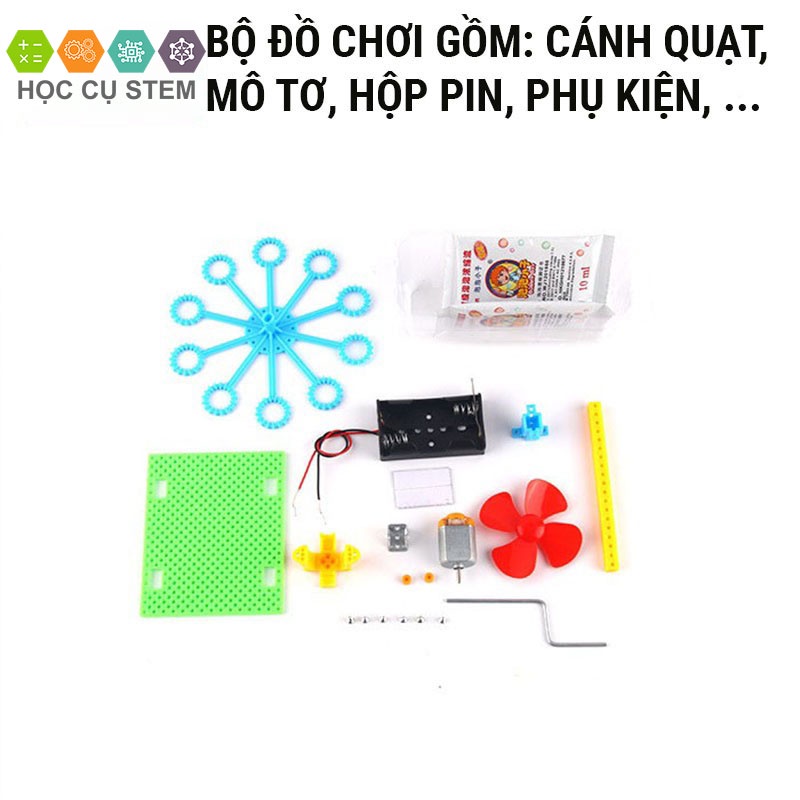 Đồ Chơi Trẻ Em Khoa Học, Máy Thổi Bong Bóng, Diy, Giáo Dục Stem