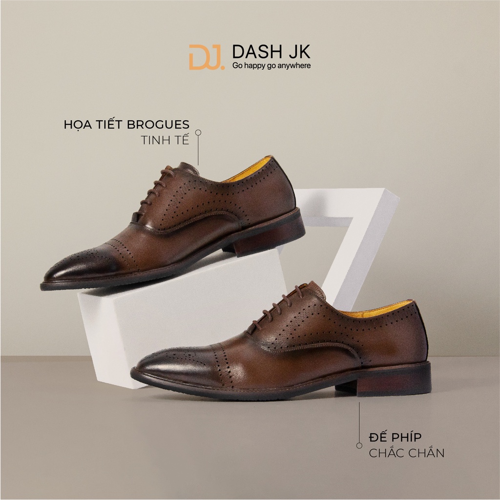 Giày Tây Nam Oxford Cổ Điển Cao Cấp DASH JK Classical - CL02