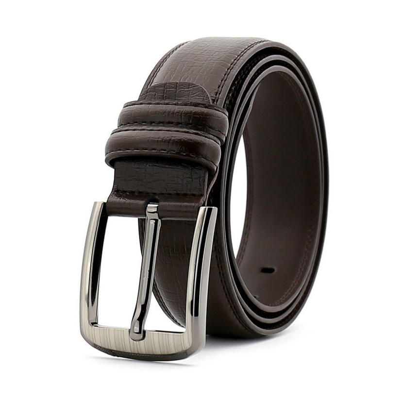 Thắt Lưng Nam Da Bò Thật Khóa Tự Động Đẳng Cấp | Dây Nịt Mặt Nhám - TL KIM