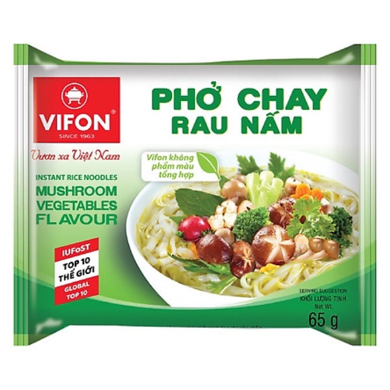 Phở chay rau nấm vifon 65g