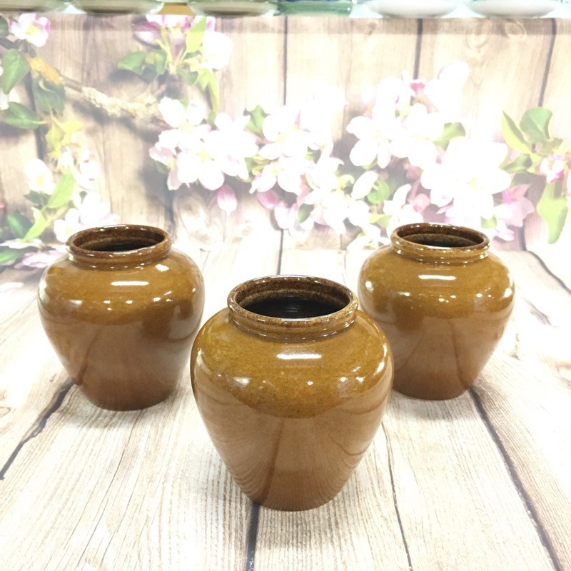 Lu uống bia, lu uống nước gốm Bát Tràng, cốc uống bia dáng chiếc lu độc lạ to 500ml
