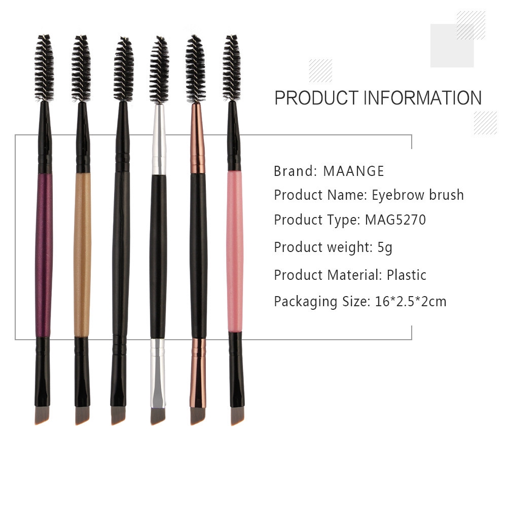 [Hàng mới về] Cọ kẻ lông mày chải lông mi hai đầu chuyên dụng