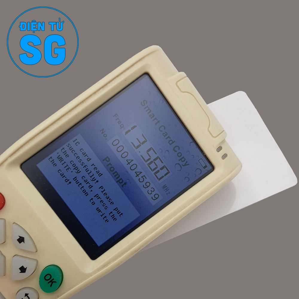 Thẻ RFID 13.56Mhz không sao chép được thẻ trắng, dạng móc khóa