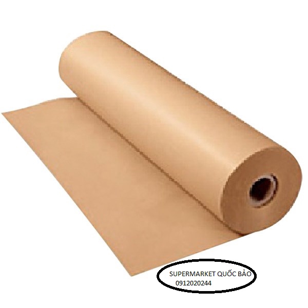 Cuộn giấy xi măng Kraft bọc gói hàng hóa chống xước. KT 1m02x10m - Phụ Kiện Mall